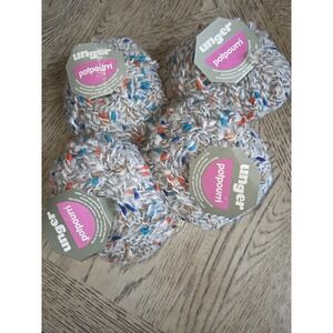 Unger Yarn Potpourri Yarn Acrylic Mohair Wool Blend #30546 Lot Of 4 Vintage New